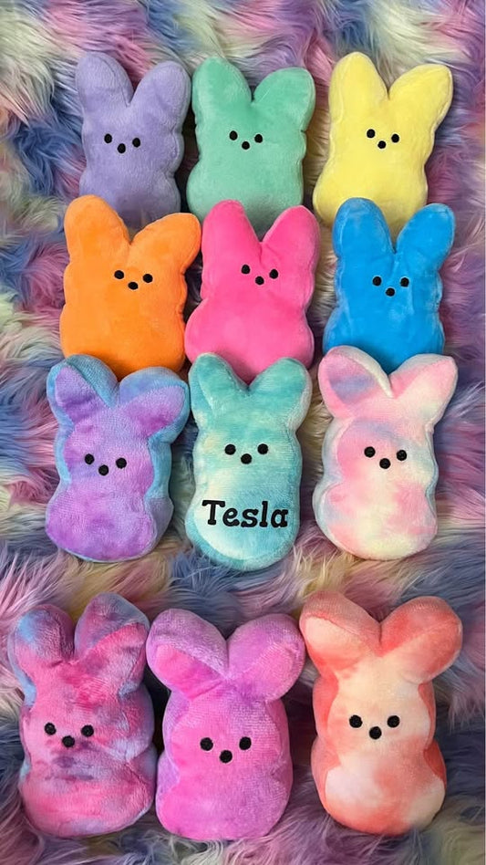 6 Inch Personalized Peep Bunny